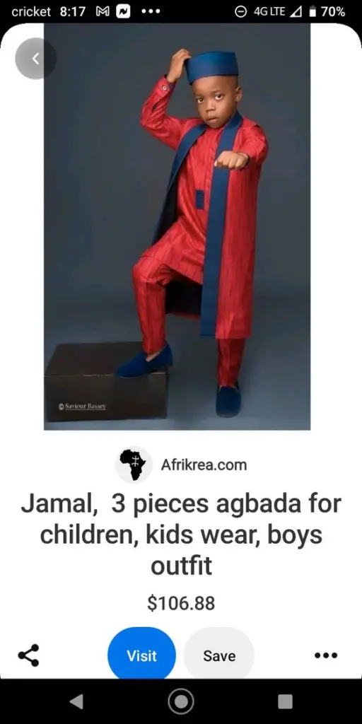  asoebi  pour enfants 