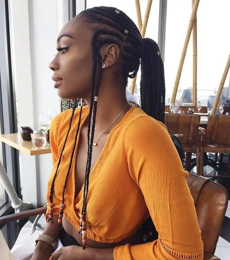 Tresse africaine tendance 2024